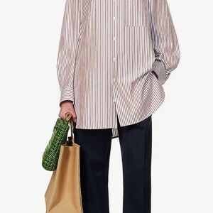 Bottega Veneta Relaxed Striped Shirt